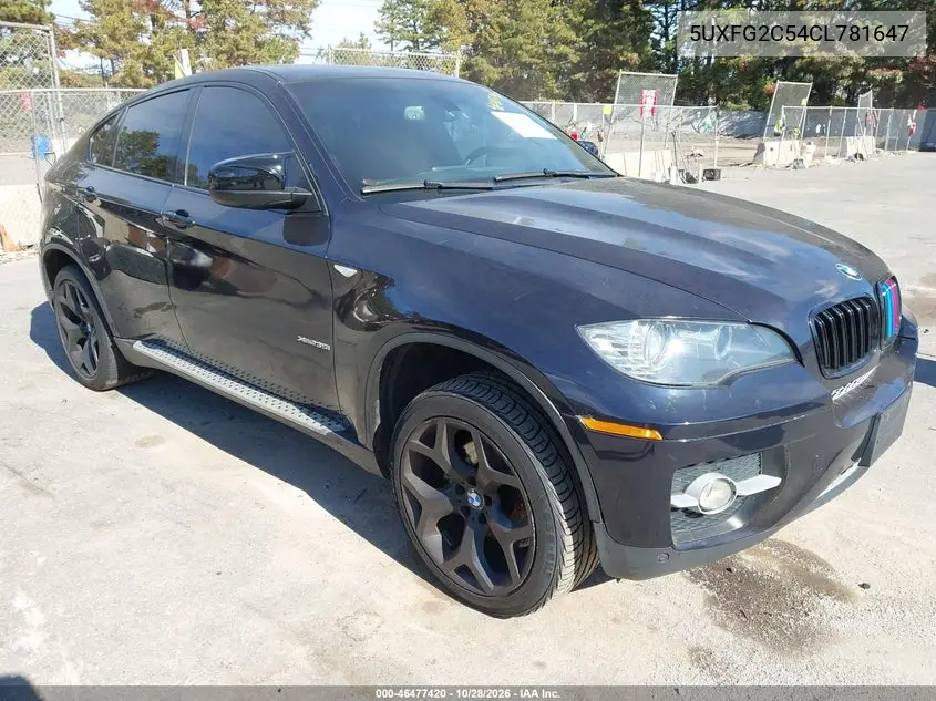 BMW X6 2012, VIN 5UXFG2C54CL781647