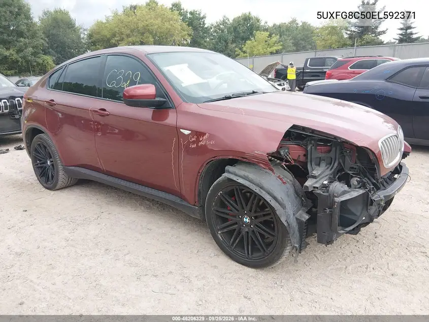 BMW X6 2014, VIN 5UXFG8C50EL592371