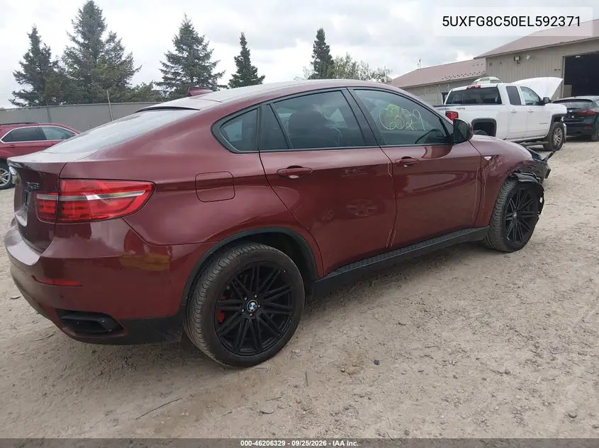 2014 BMW X6 VIN 5UXFG8C50EL592371 — фото 4