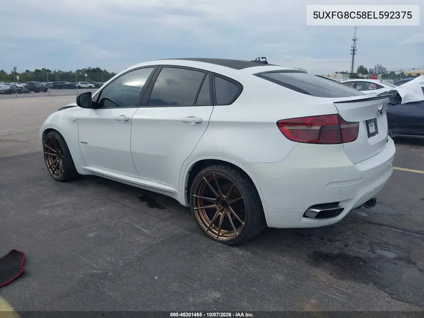 2014 BMW X6 VIN 5UXFG8C58EL592375 — фото 3