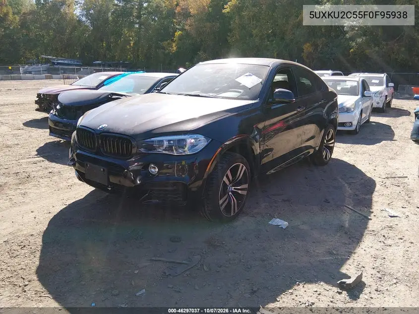 2015 BMW X6 VIN 5UXKU2C55F0F95938 — фото 2