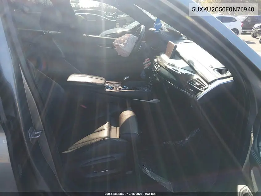 2015 BMW X6 VIN 5UXKU2C50F0N76940 — фото 5