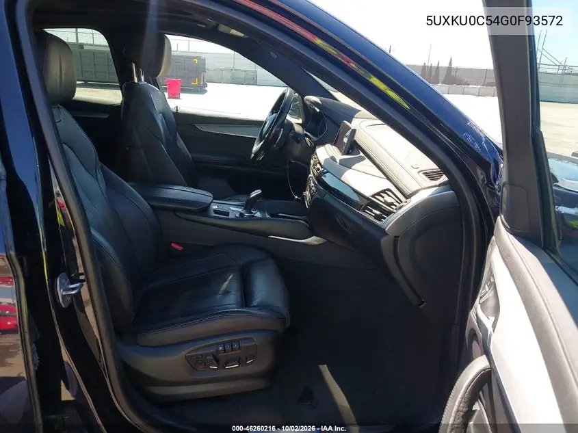 2016 BMW X6 VIN 5UXKU0C54G0F93572 — фото 5