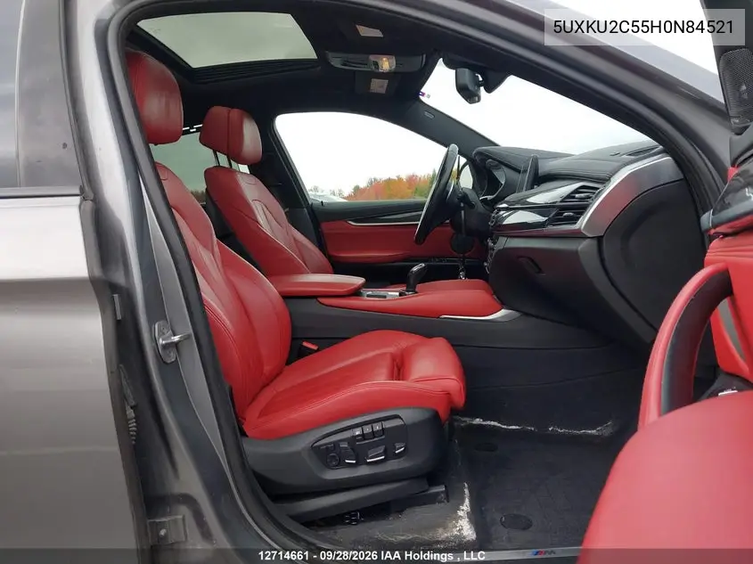 2017 BMW X6 VIN 5UXKU2C55H0N84521 — фото 5