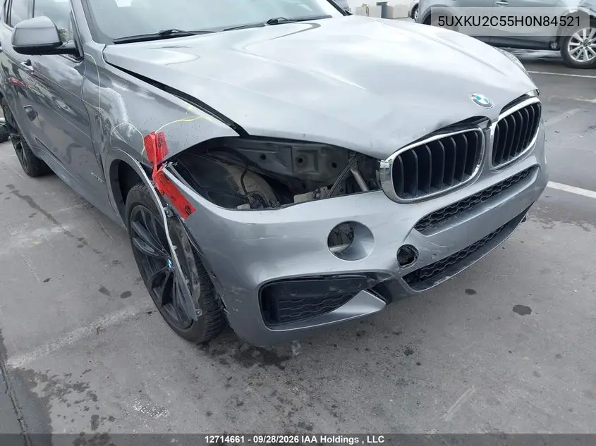 2017 BMW X6 VIN 5UXKU2C55H0N84521 — фото 6