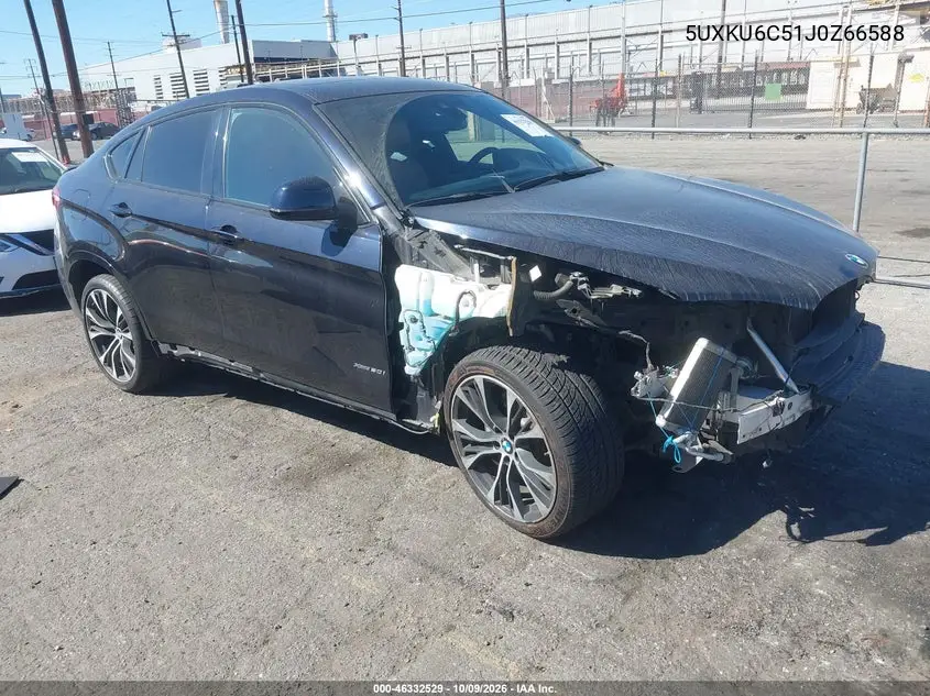 BMW X6 2018, VIN 5UXKU6C51J0Z66588