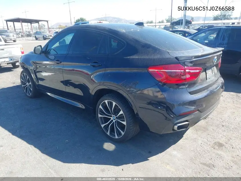 2018 BMW X6 VIN 5UXKU6C51J0Z66588 — фото 3