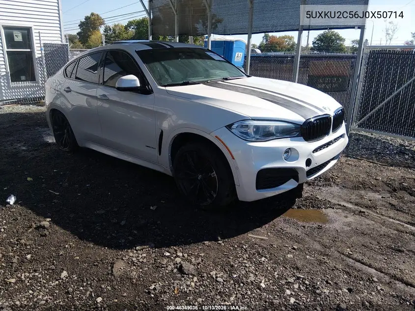 BMW X6 2018, VIN 5UXKU2C56J0X50714