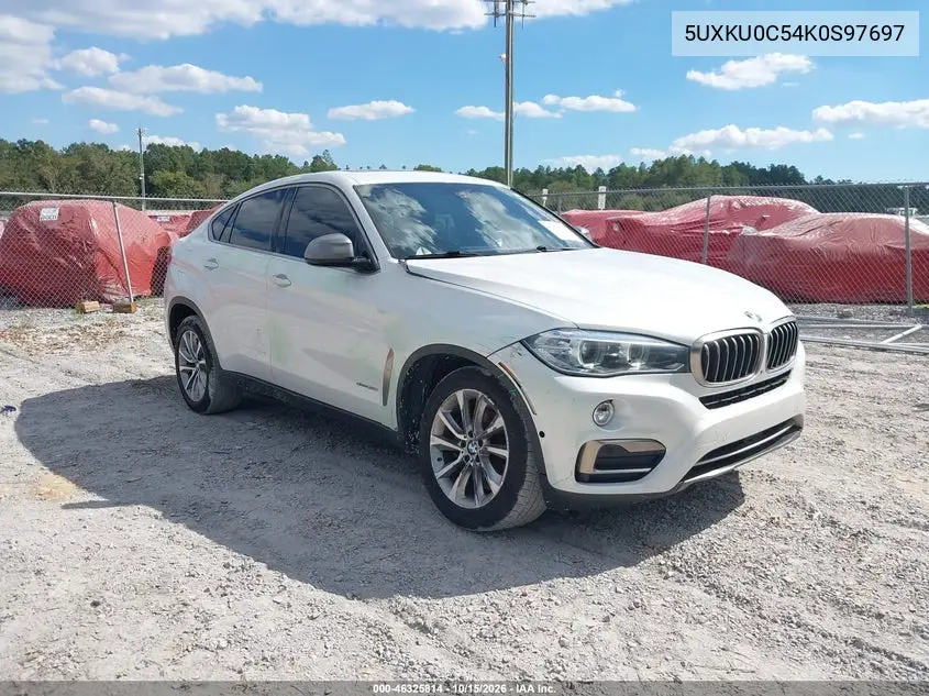 BMW X6 2019, VIN 5UXKU0C54K0S97697