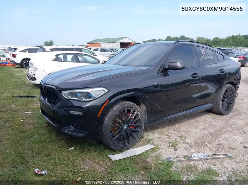 2021 BMW X6 VIN 5UXCY8C0XM9G14556 — фото 2