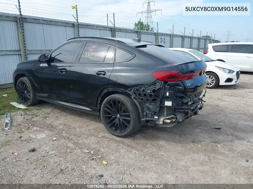 2021 BMW X6 VIN 5UXCY8C0XM9G14556 — фото 3
