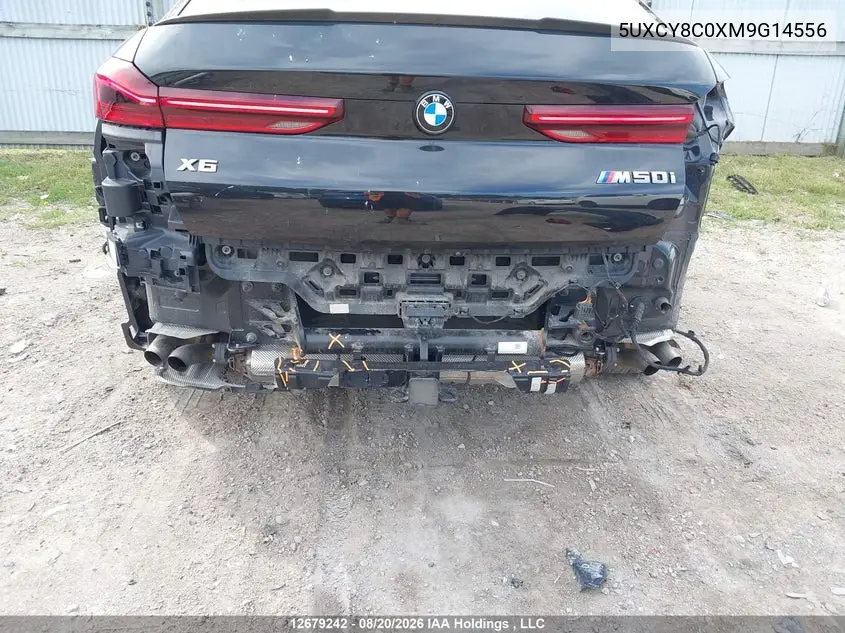 2021 BMW X6 VIN 5UXCY8C0XM9G14556 — фото 6
