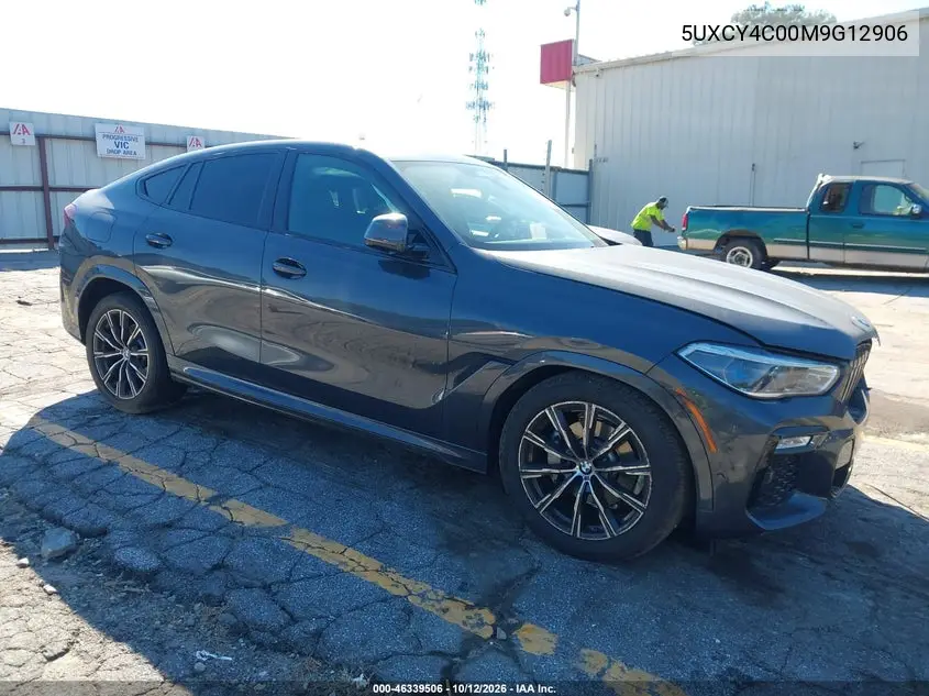 BMW X6 2021, VIN 5UXCY4C00M9G12906
