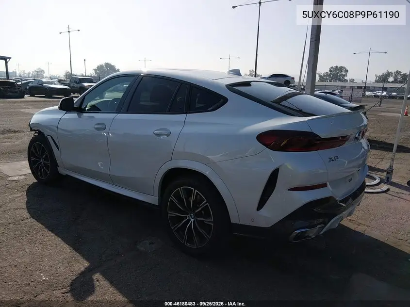 2023 BMW X6 VIN 5UXCY6C08P9P61190 — фото 3