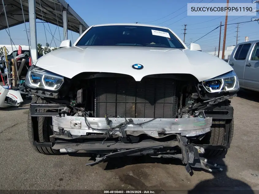 2023 BMW X6 VIN 5UXCY6C08P9P61190 — фото 6
