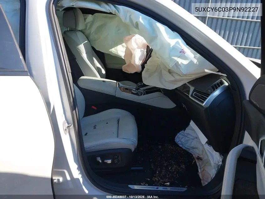 2023 BMW X6 VIN 5UXCY6C03P9N92227 — фото 5