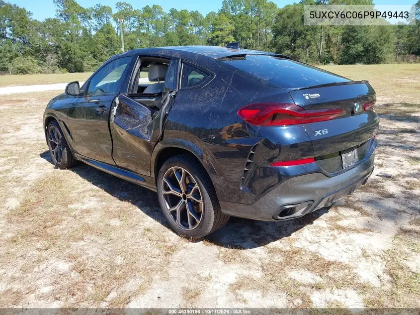 2023 BMW X6 VIN 5UXCY6C06P9P49443 — фото 3