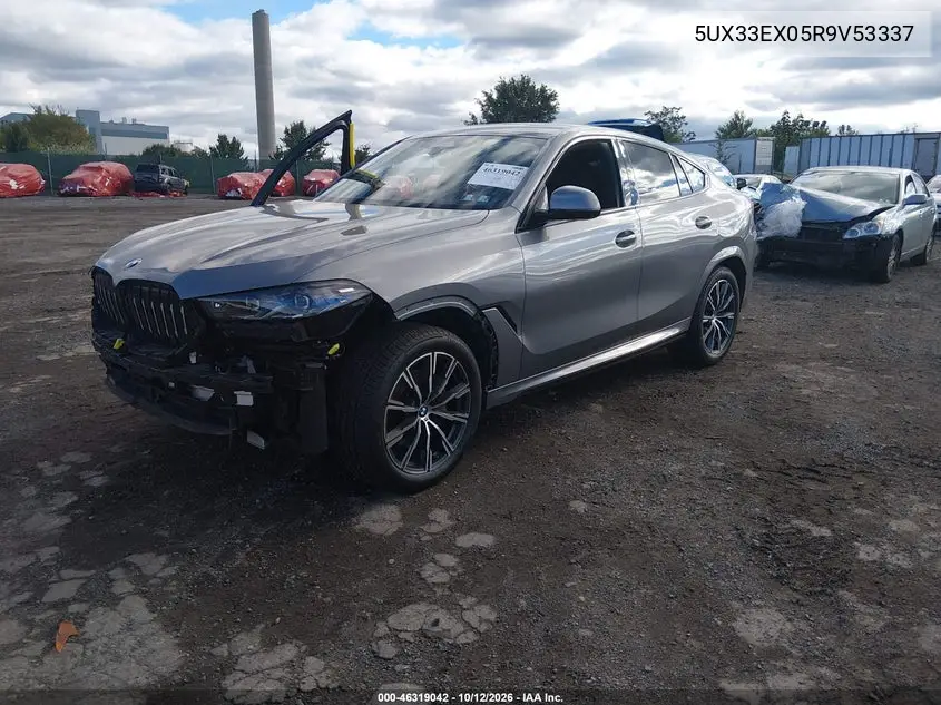2024 BMW X6 VIN 5UX33EX05R9V53337 — фото 2