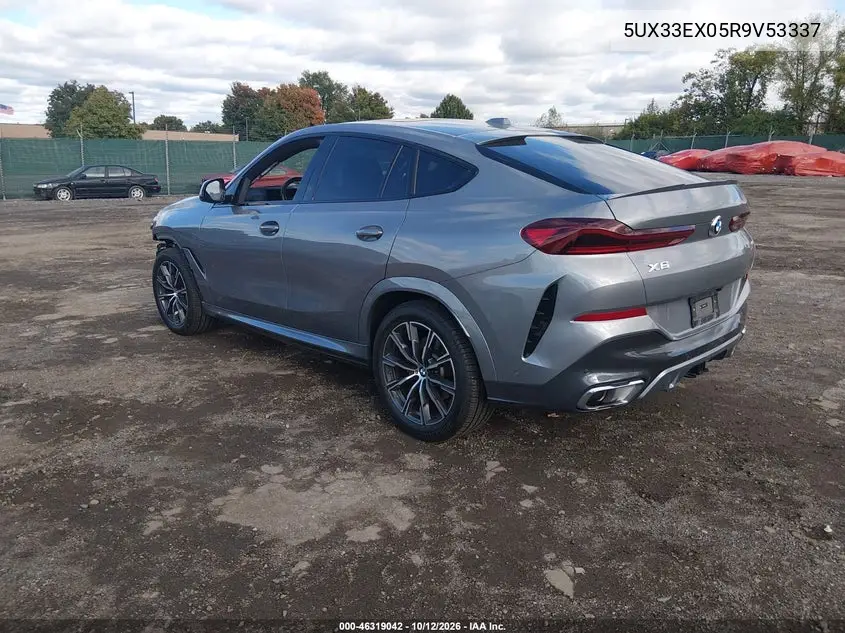 2024 BMW X6 VIN 5UX33EX05R9V53337 — фото 3