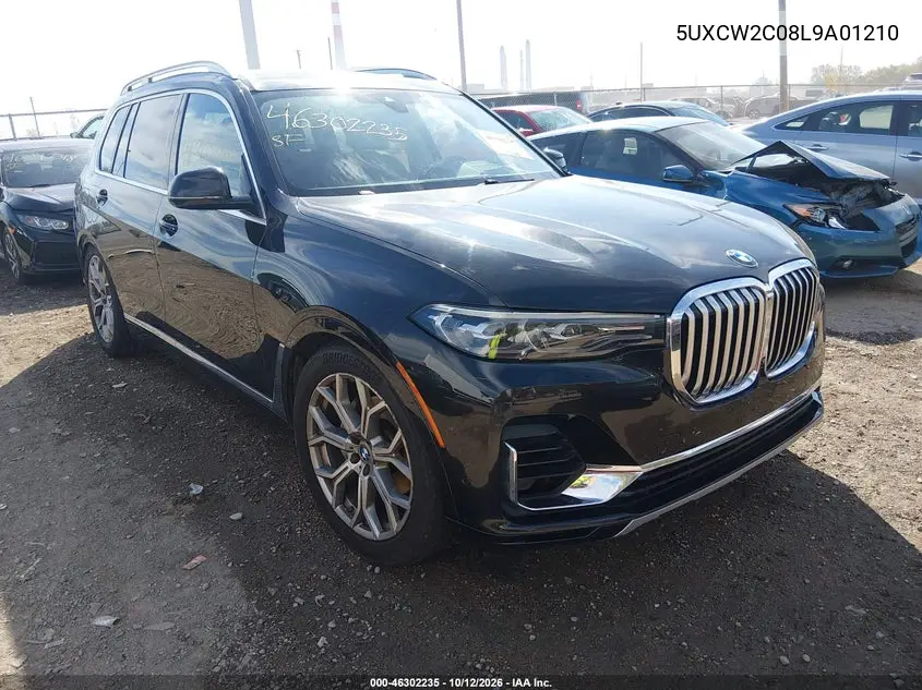 BMW X7 2020, VIN 5UXCW2C08L9A01210