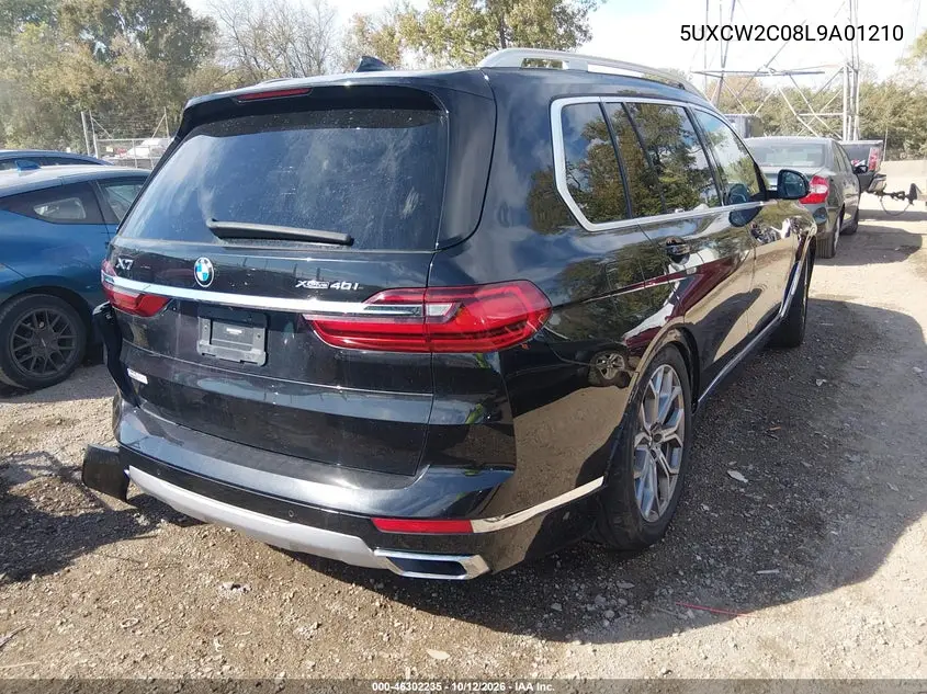2020 BMW X7 VIN 5UXCW2C08L9A01210 — фото 4