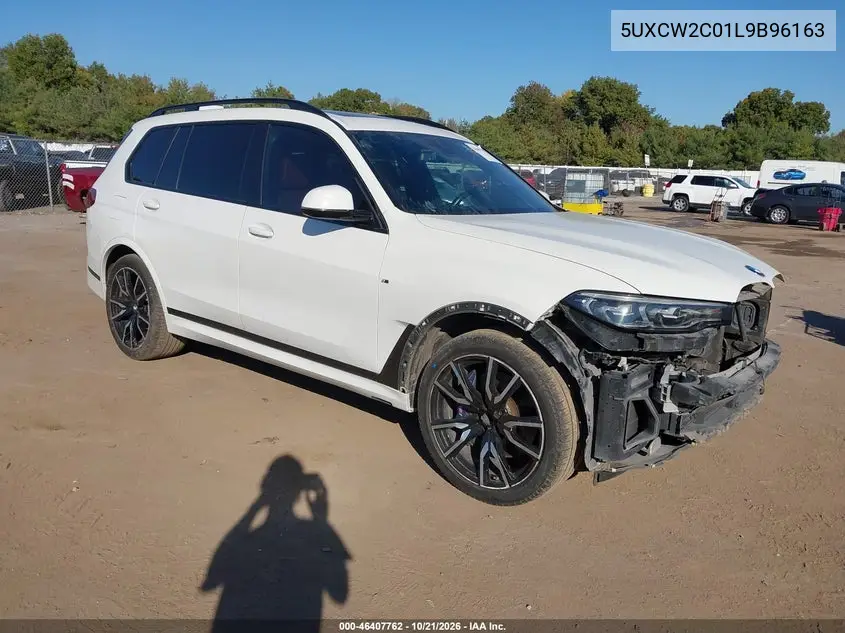 BMW X7 2020, VIN 5UXCW2C01L9B96163