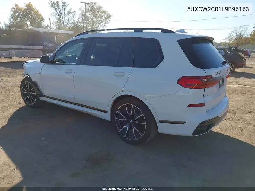 2020 BMW X7 VIN 5UXCW2C01L9B96163 — фото 3