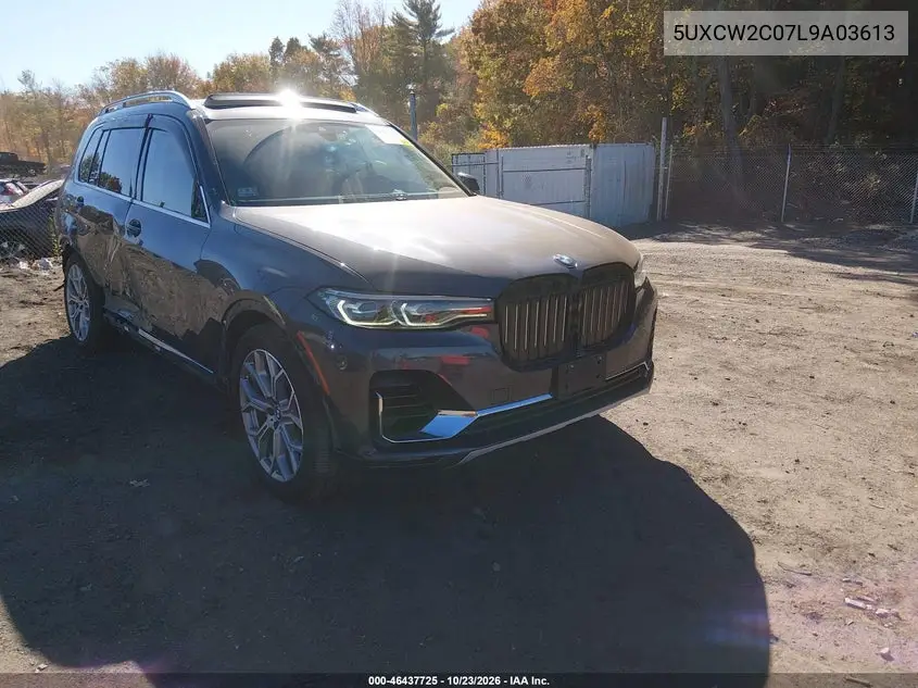 BMW X7 2020, VIN 5UXCW2C07L9A03613