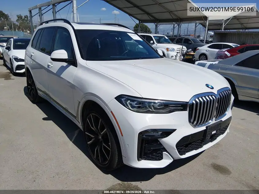 BMW X7 2021, VIN 5UXCW2C01M9E99106
