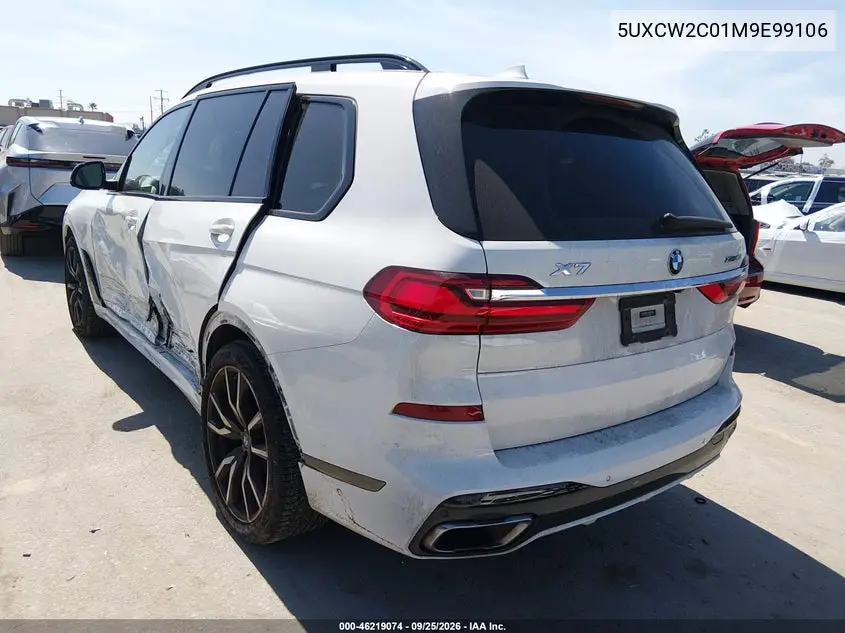 2021 BMW X7 VIN 5UXCW2C01M9E99106 — фото 3