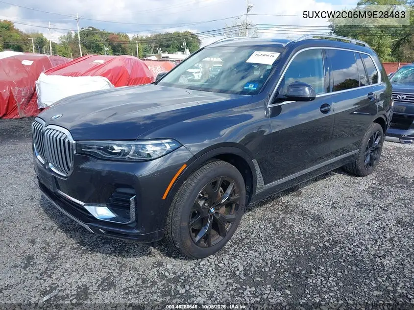 2021 BMW X7 VIN 5UXCW2C06M9E28483 — фото 2