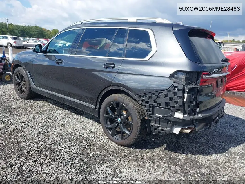 2021 BMW X7 VIN 5UXCW2C06M9E28483 — фото 3