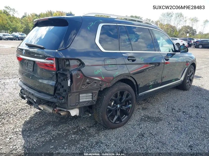 2021 BMW X7 VIN 5UXCW2C06M9E28483 — фото 4