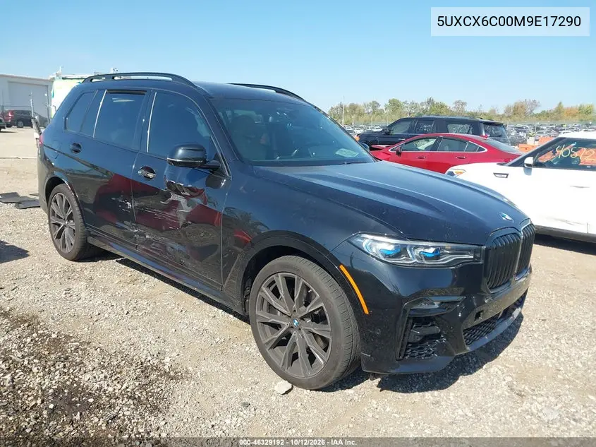BMW X7 2021, VIN 5UXCX6C00M9E17290