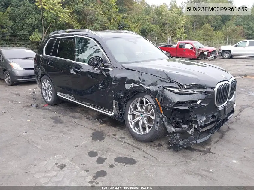 BMW X7 2023, VIN 5UX23EM00P9R61659