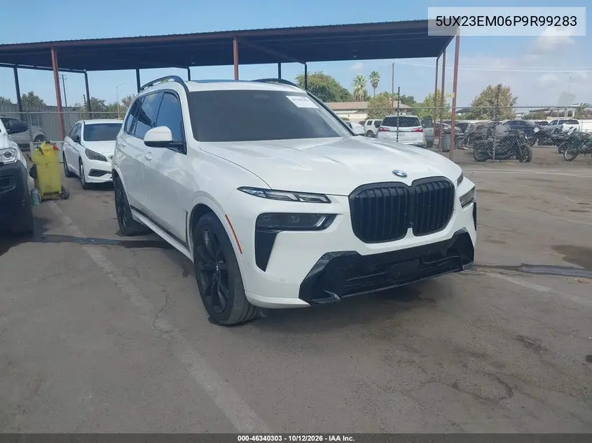 BMW X7 2023, VIN 5UX23EM06P9R99283