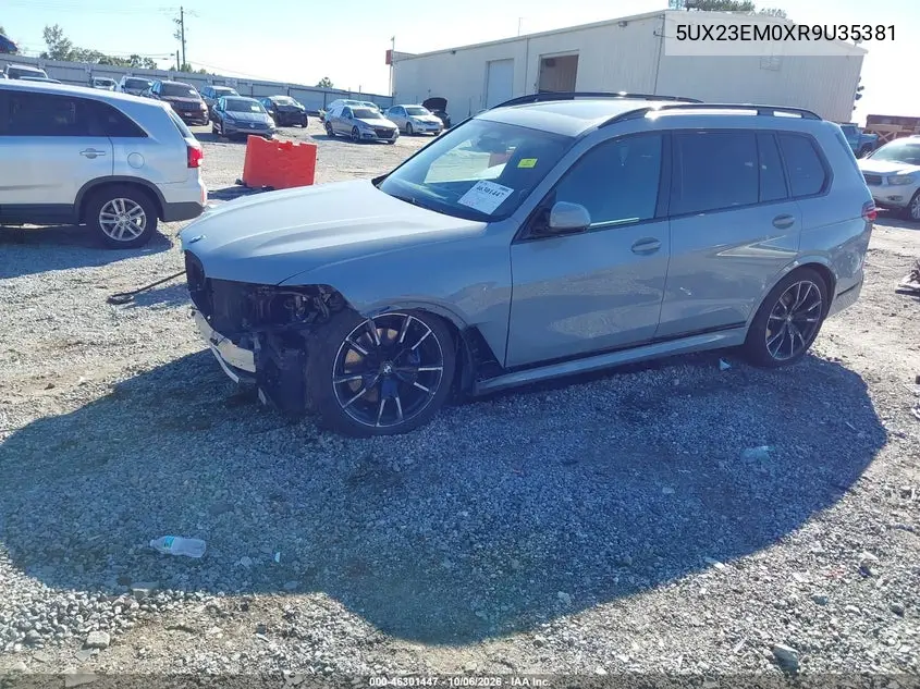 2024 BMW X7 VIN 5UX23EM0XR9U35381 — фото 2