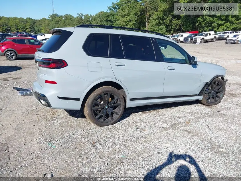 2024 BMW X7 VIN 5UX23EM0XR9U35381 — фото 4