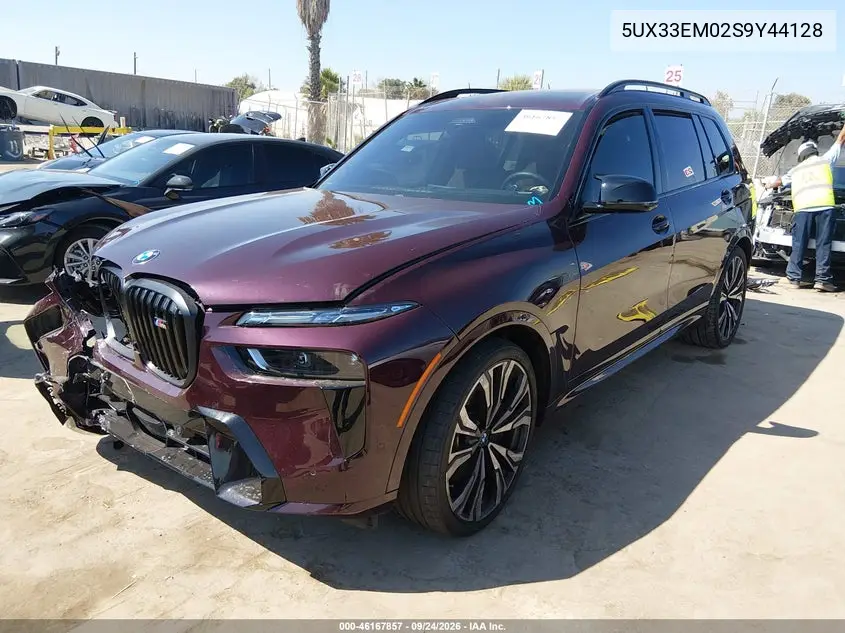 2025 BMW X7 VIN 5UX33EM02S9Y44128 — фото 2