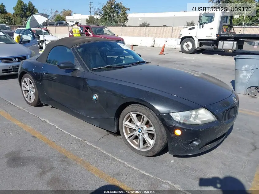 BMW Z4 2005, VIN 4USBT53525LU09170