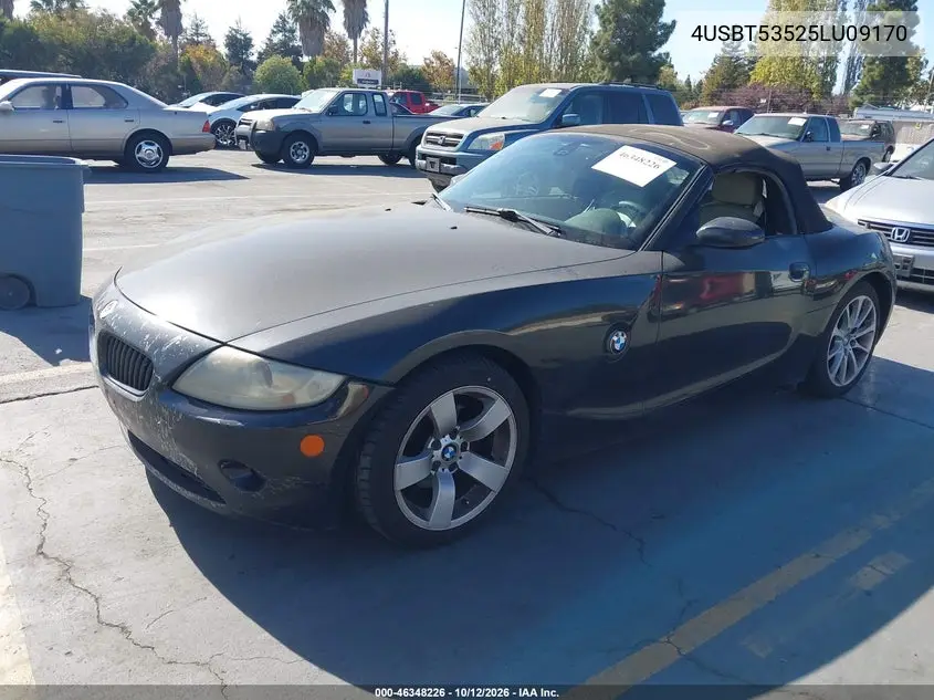 2005 BMW Z4 VIN 4USBT53525LU09170 — фото 2