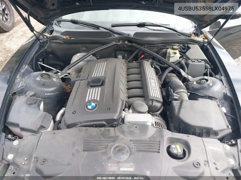 2008 BMW Z4 VIN 4USBU53558LX04975 — фото 10