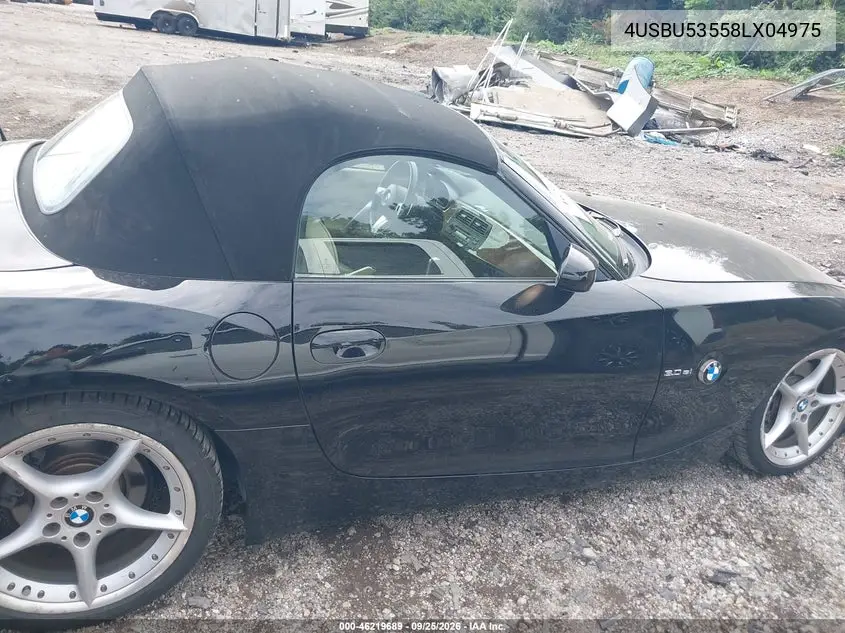 2008 BMW Z4 VIN 4USBU53558LX04975 — фото 13