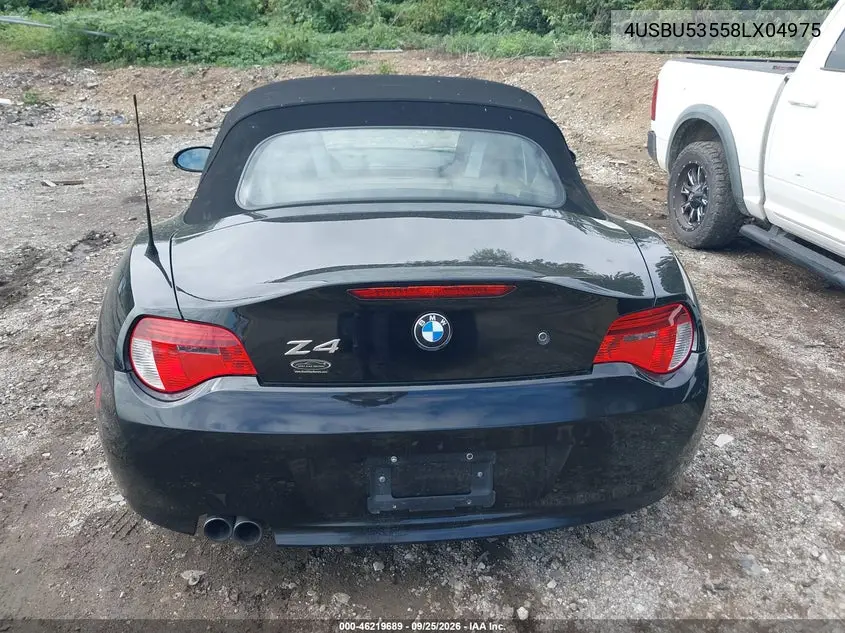 2008 BMW Z4 VIN 4USBU53558LX04975 — фото 16