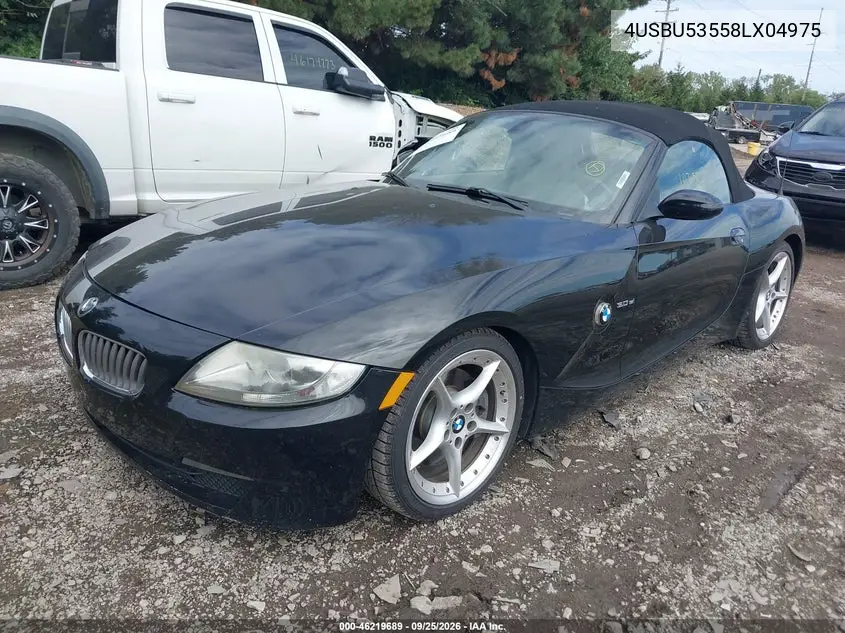 2008 BMW Z4 VIN 4USBU53558LX04975 — фото 2