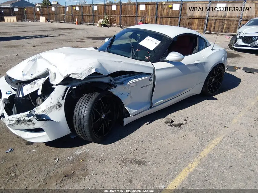 2011 BMW Z4 VIN WBALM1C57BE393691 — фото 2