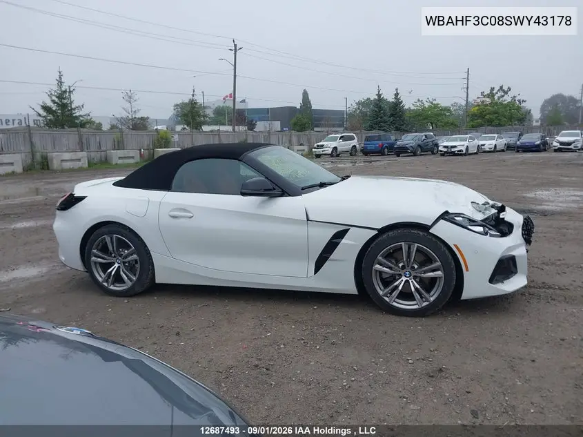 2025 BMW Z4 VIN WBAHF3C08SWY43178 — фото 13