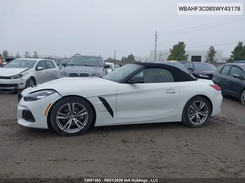 2025 BMW Z4 VIN WBAHF3C08SWY43178 — фото 14