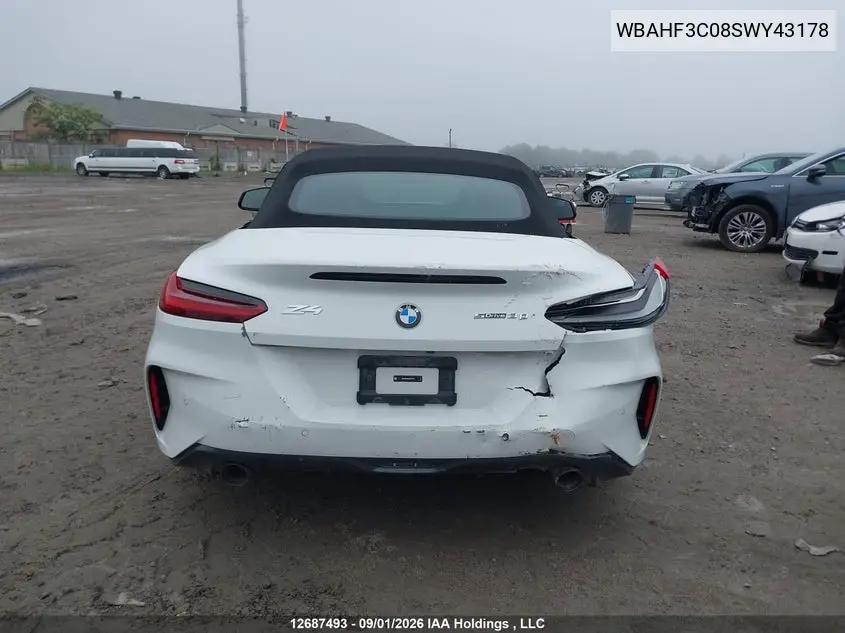 2025 BMW Z4 VIN WBAHF3C08SWY43178 — фото 16