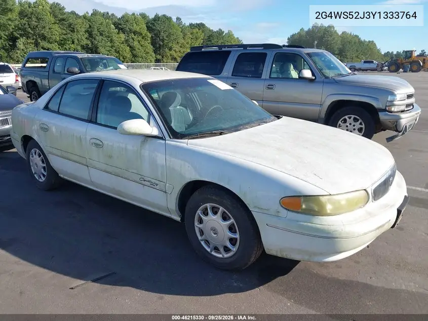 BUICK CENTURY 2000, VIN 2G4WS52J3Y1333764
